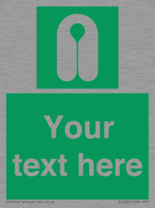 Custom sign safe condition Lifejacket